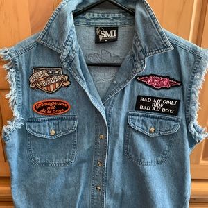 Denim shirt